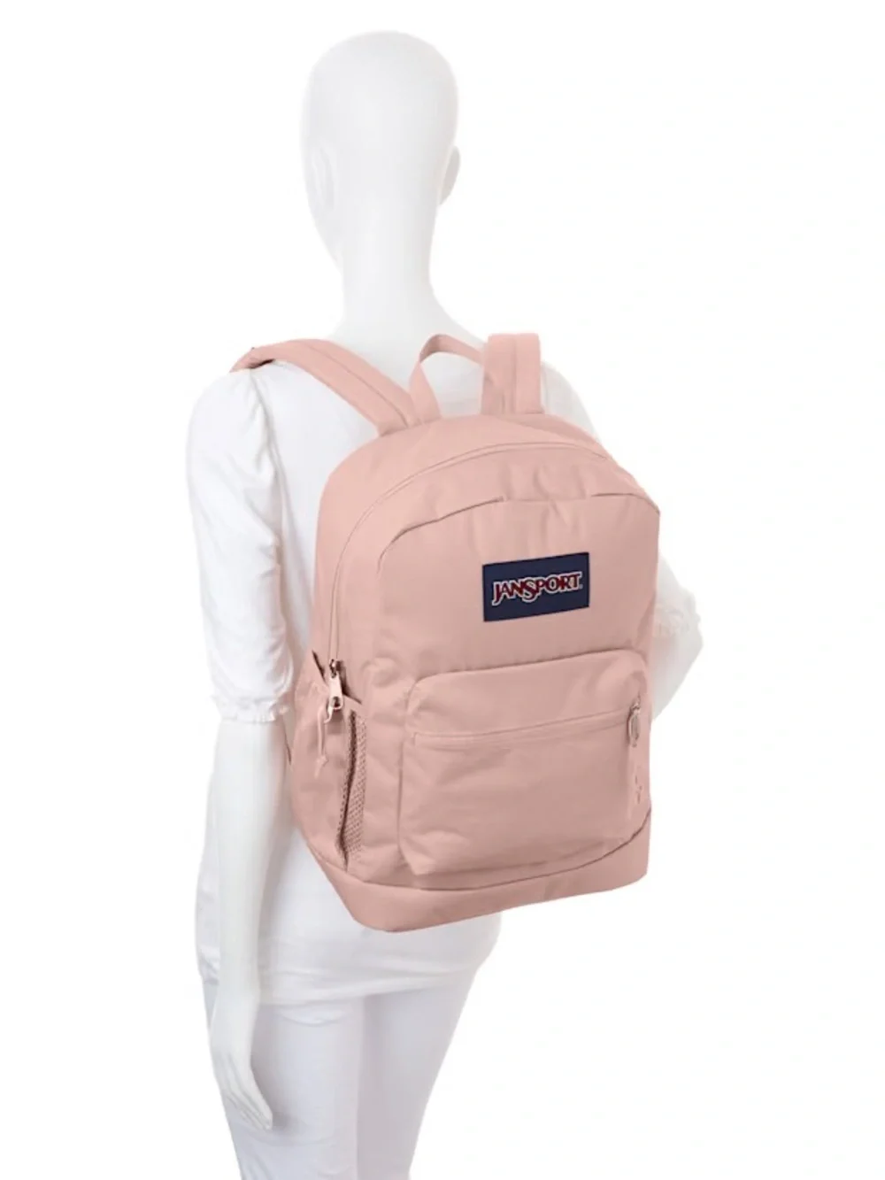 NEW JanSport Cross Town Plus Misty Rose Backpack 15